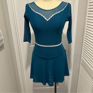 Custom Figure Skating Dress. Adult L/XL.